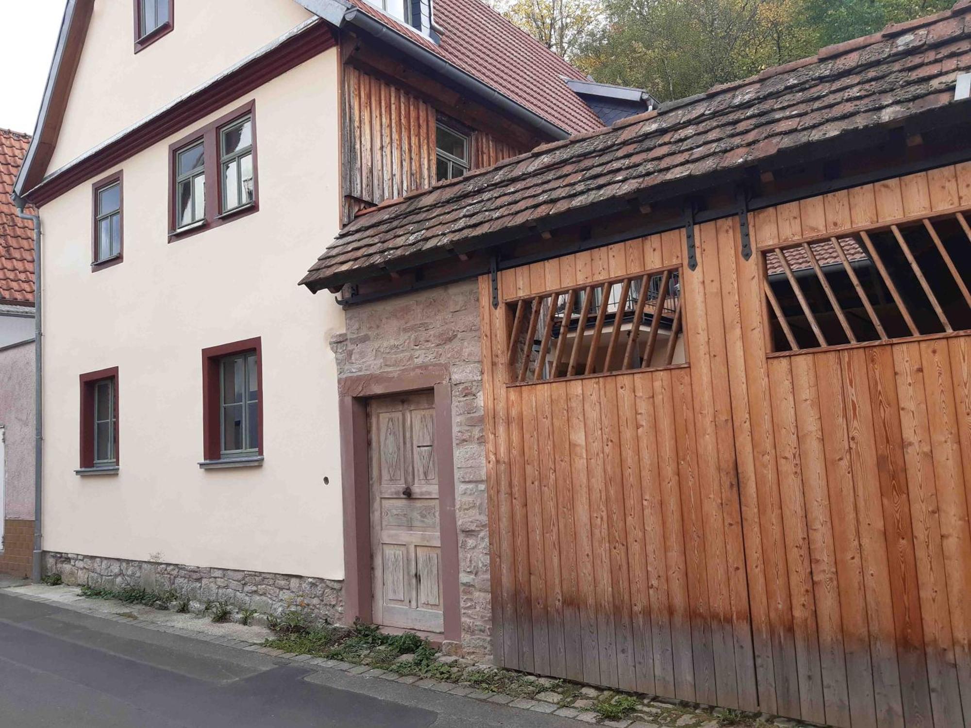 Ferienhaus An Der Hoeh' Zellingen Экстерьер фото